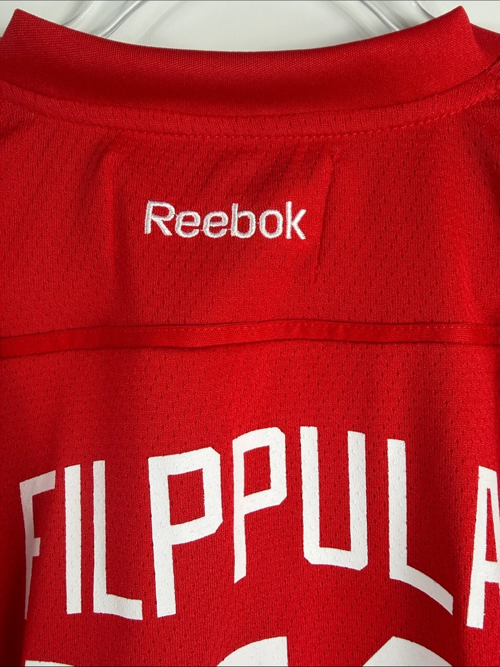 Reebok Detroit Red Wings Flippula Jersey Youth L/XL NHL Hockey Red - Picture 7 of 7